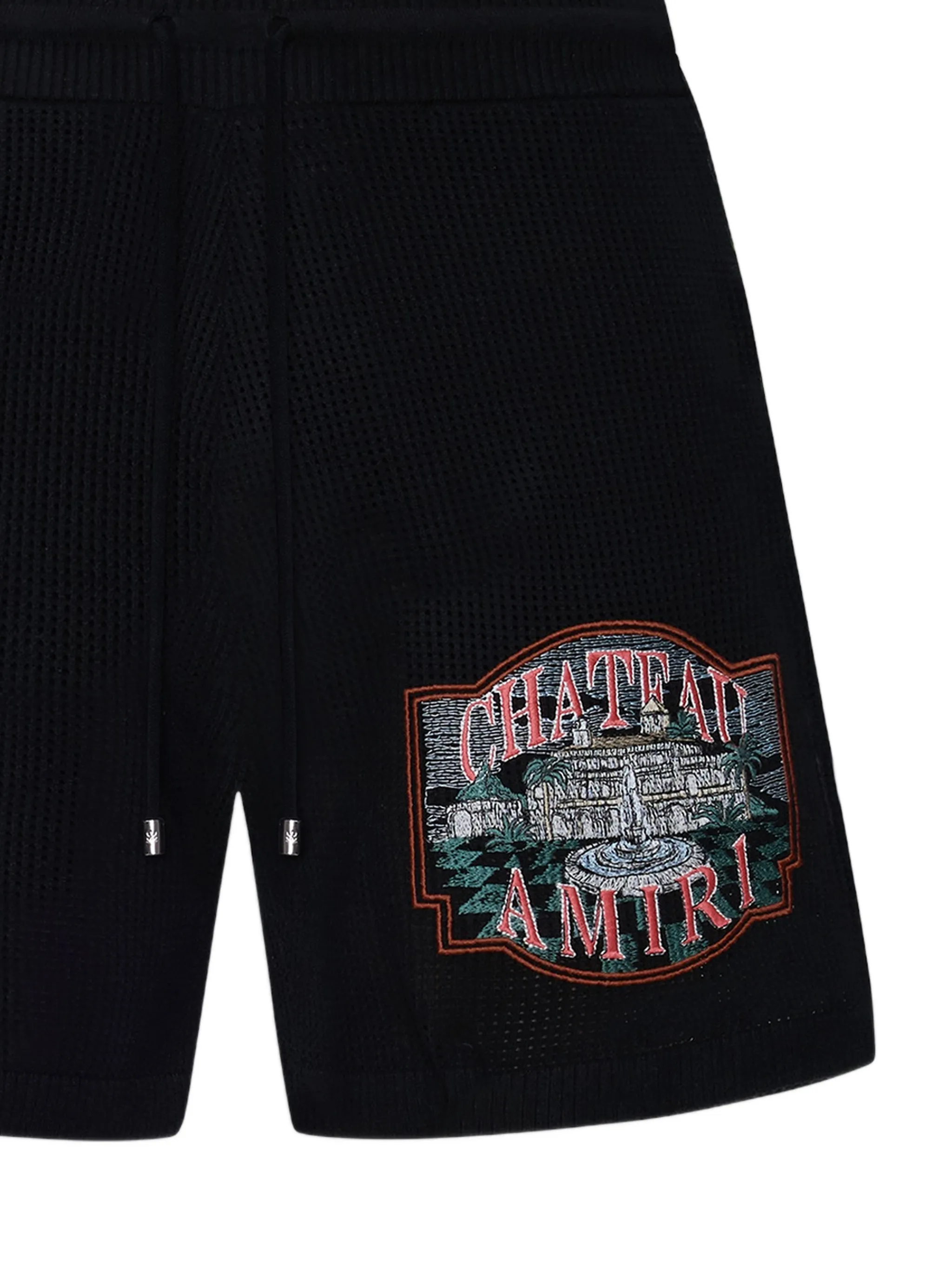 AMIRI logo-graphic shorts