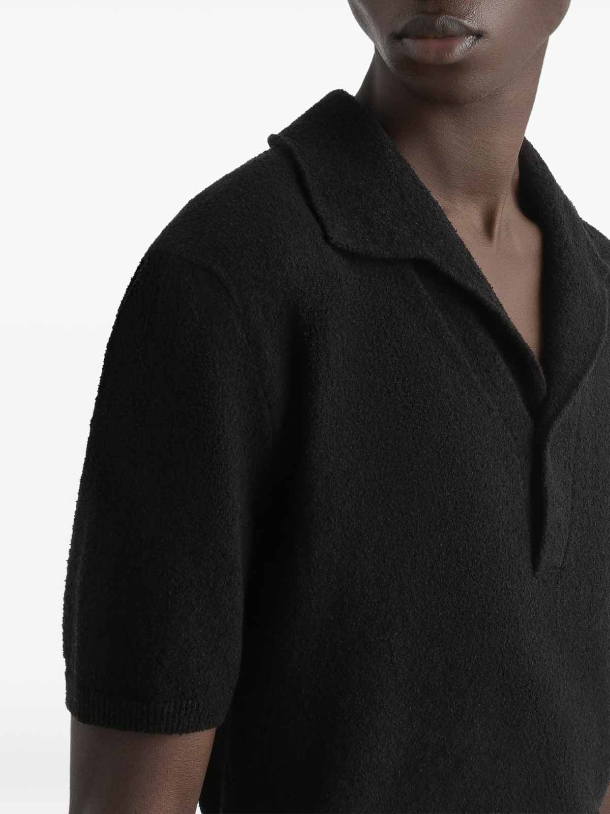 Cotton blend polo shirt