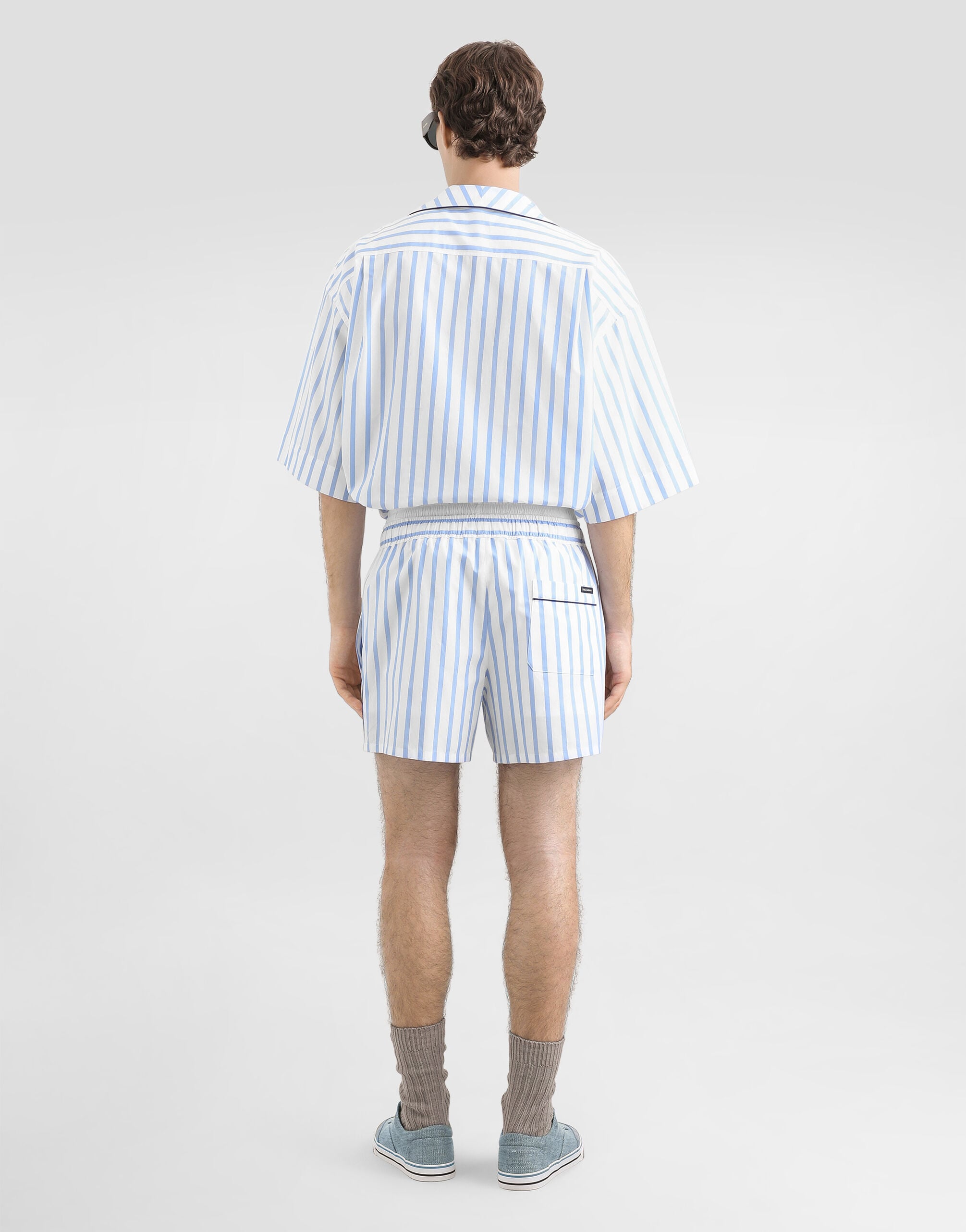 D&G Striped poplin shirt